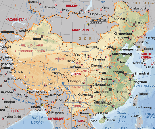 Map Of China